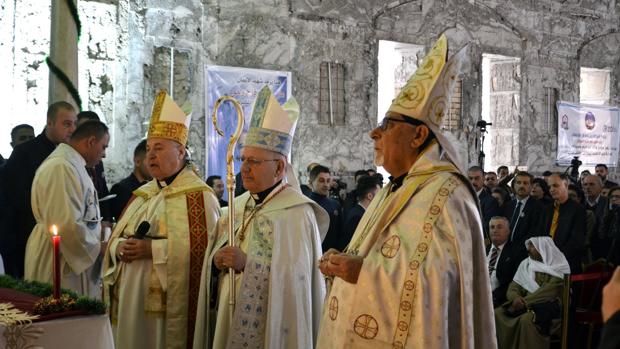 Mosul celebra su primera misa de Navidad en tres años