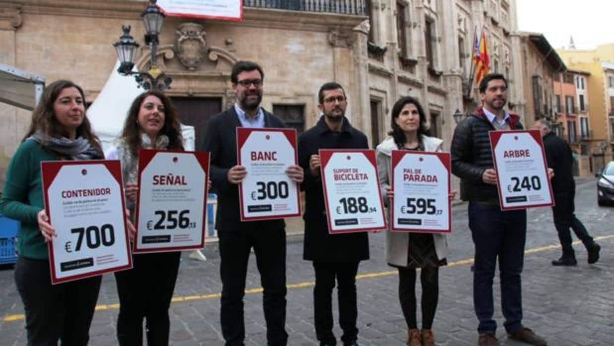 Imagen de la presentación de la campaña «Cuidar de Palma no tiene precio»