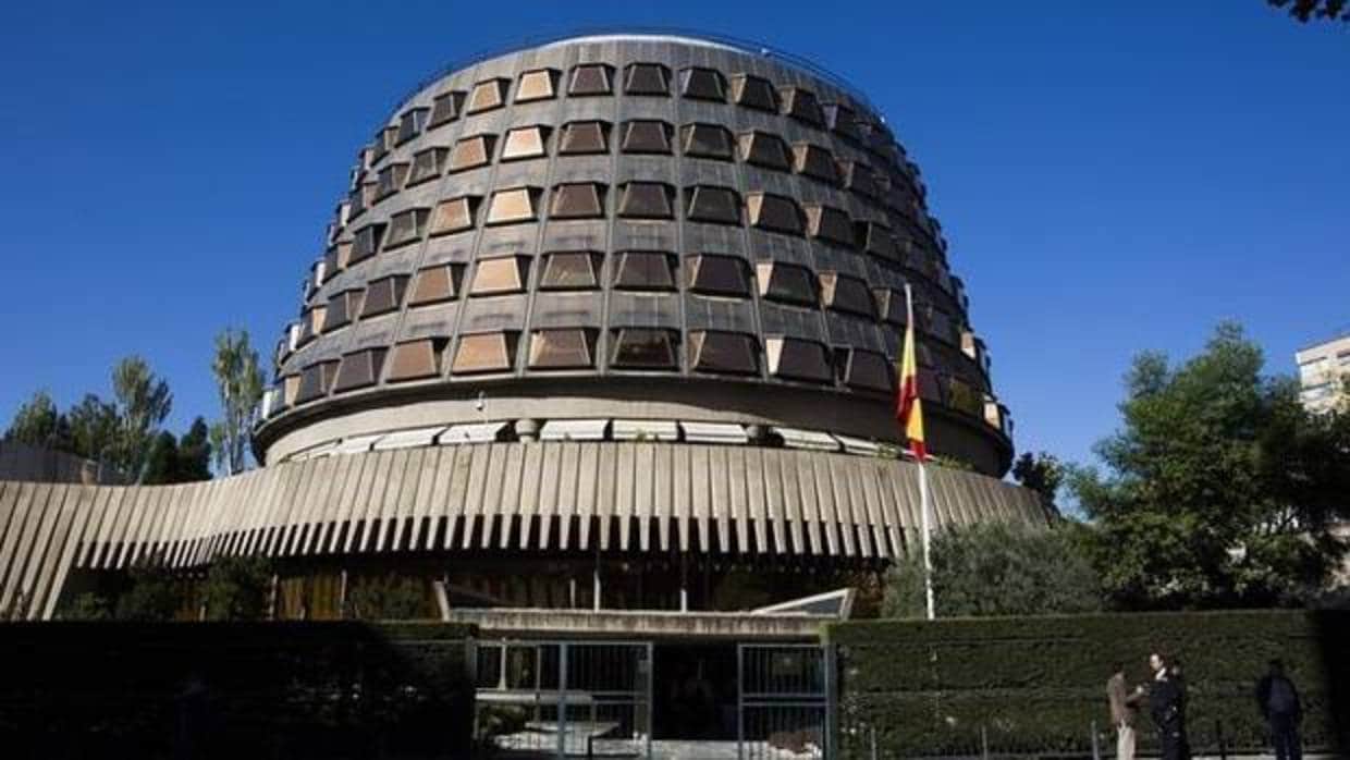 Fachada del Tribunal Constitucional, en Madrid