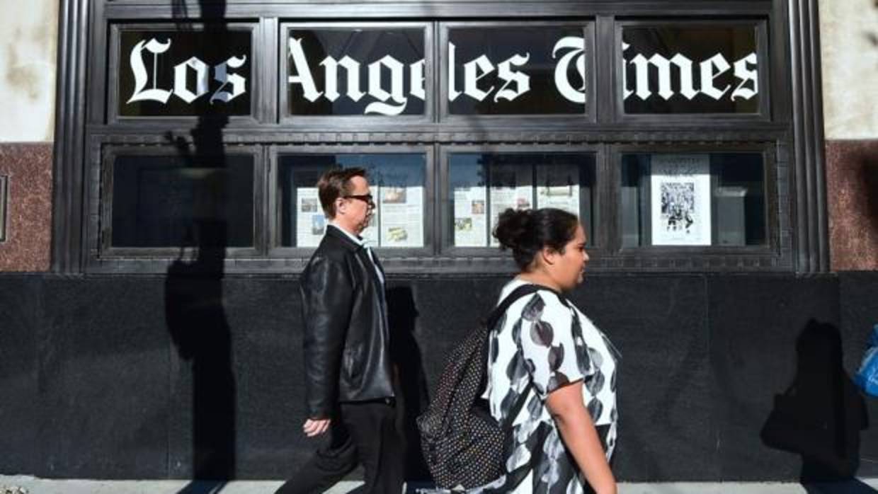 Fachada del periódico «The Angeles Times»