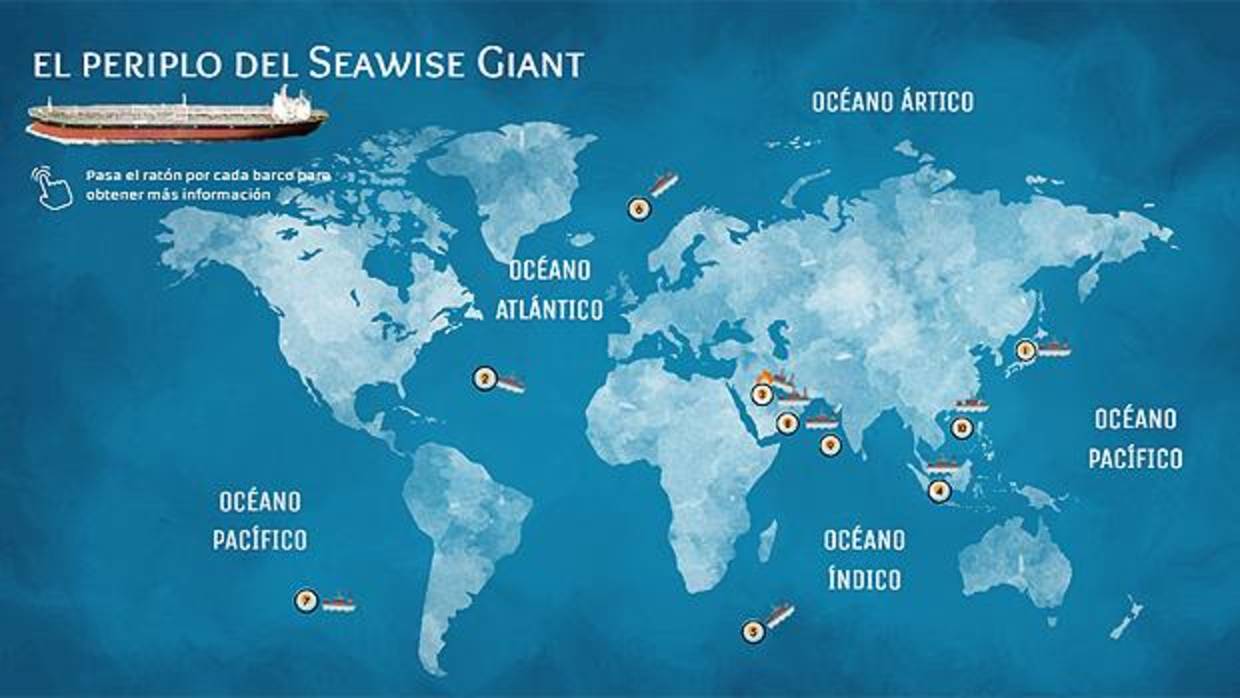 La increíble historia del Seawise Giant, el barco más grande jamás construido