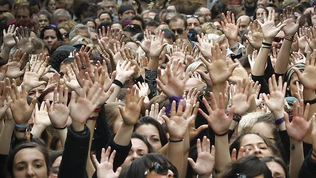 Los rostros femeninos tras la explosión contra «La Manada»