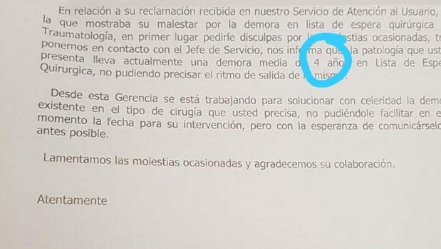 Cuatro años de espera para operarse de artritis en Castilla-La Mancha