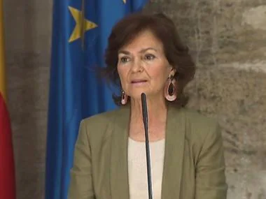 La vicepresidente del Gobierno y ministra de Igualdad, Carmen Calvo