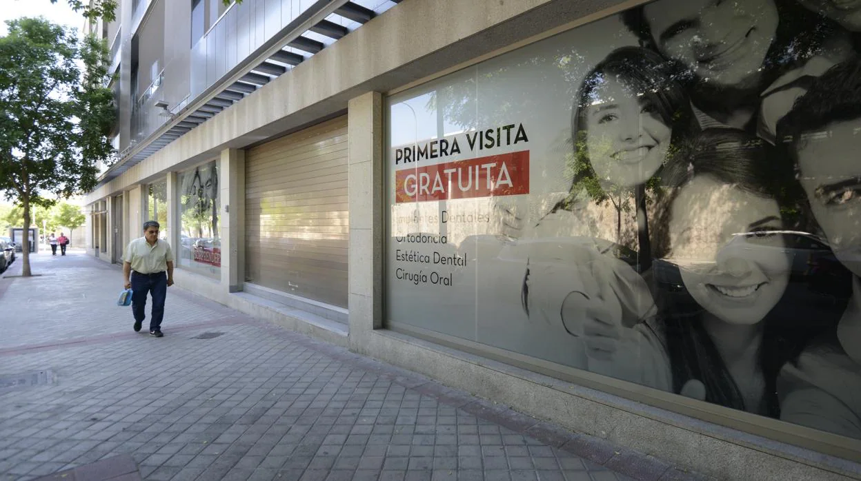 La clínica que ha cerrado iDental en la calle Méndez Álvaro, número 20, de la capital