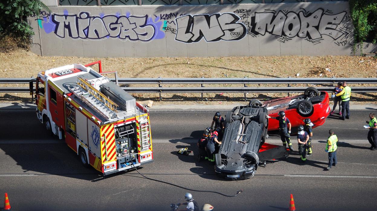 Imagen de archivo de un accidente de tráfico