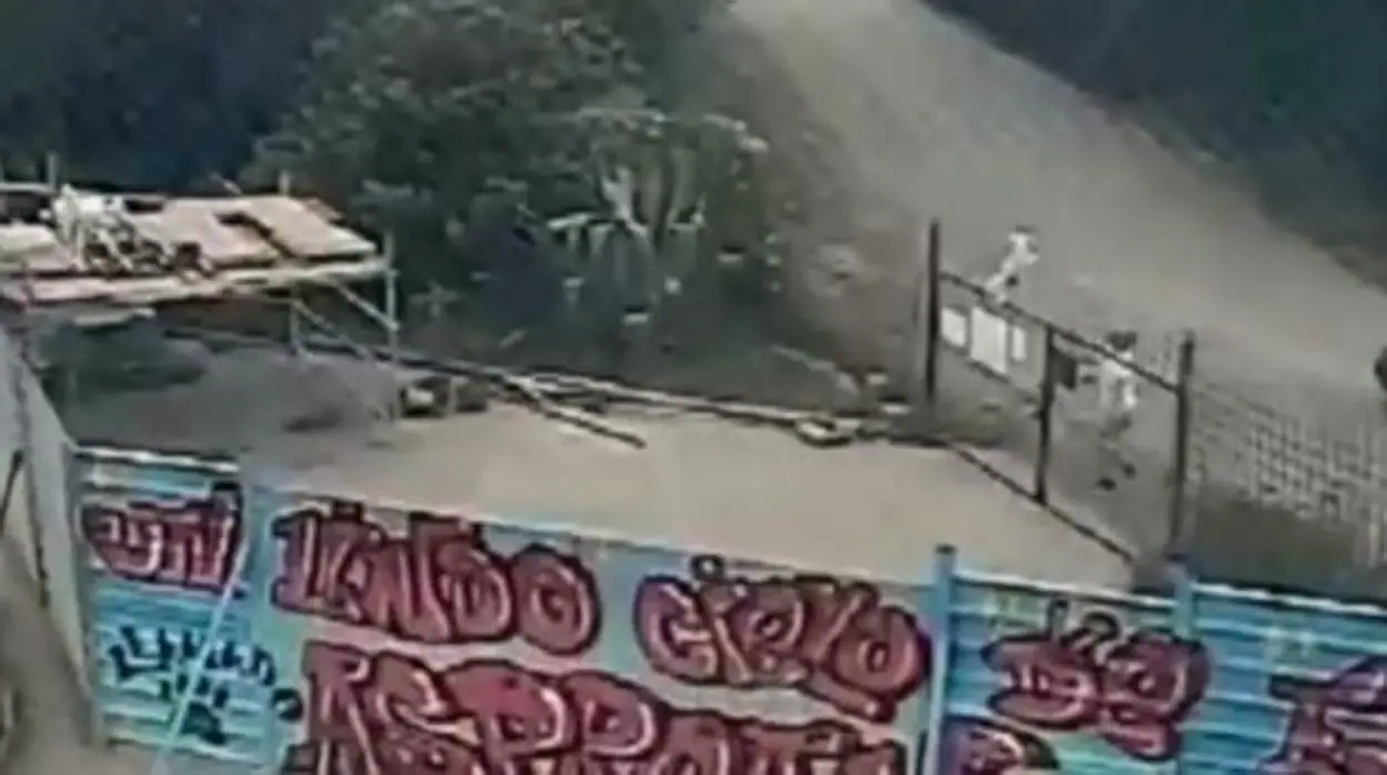 Captura del vídeo difundido por la Guardia Civil