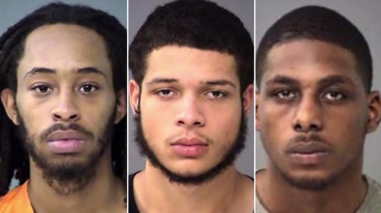 Juwuan Terry, Jason Epeards y Jasean Dale, los presuntos asesinos