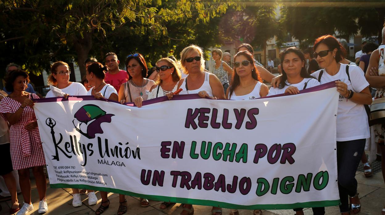 Imagen de archivo de una manifestación de camareras de piso