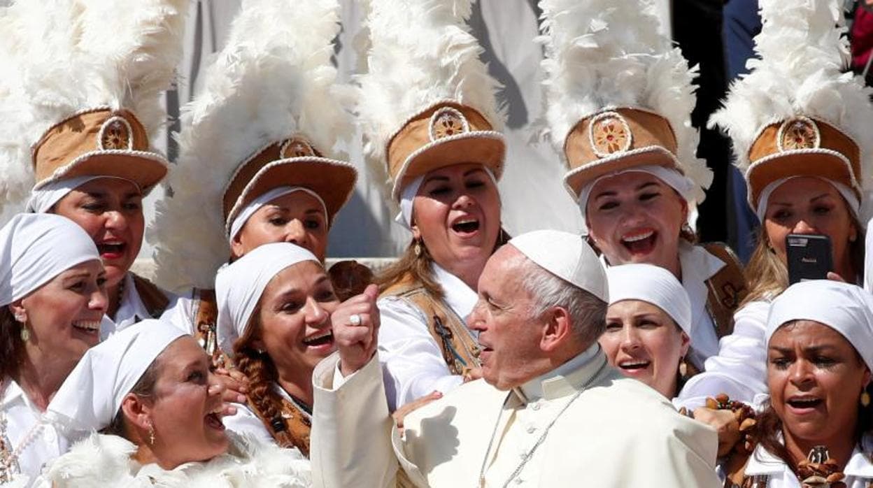 El Papa durante la audiencia general del pasado miércoles