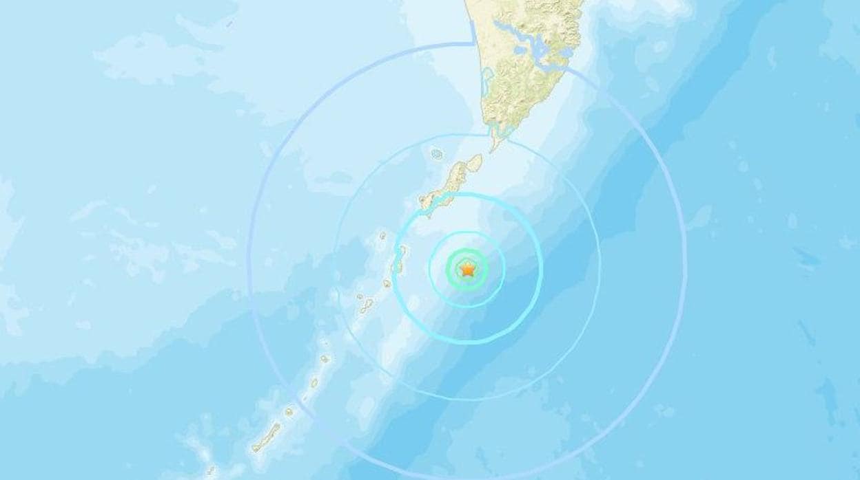 Registrado un terremoto de magnitud 6,7 frente a las islas Kuriles