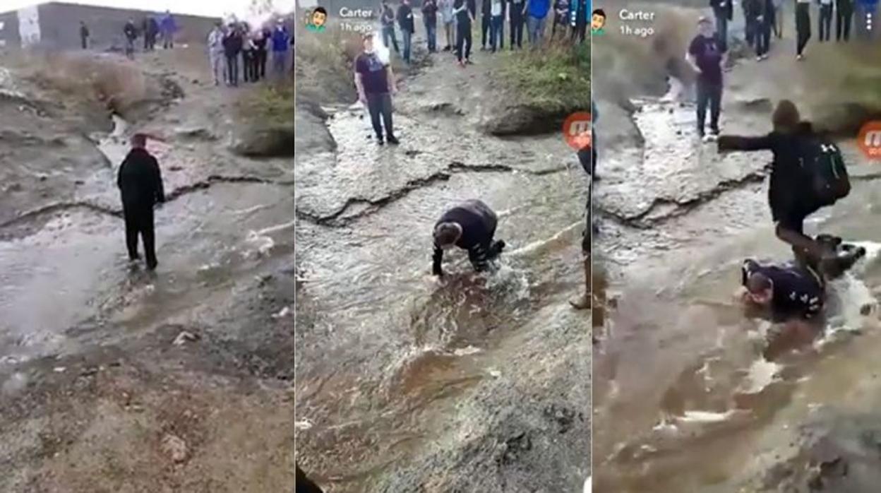 El niño con parálisis que fue usado como «puente humano» por sus compañeros y acabó dándoles una lección