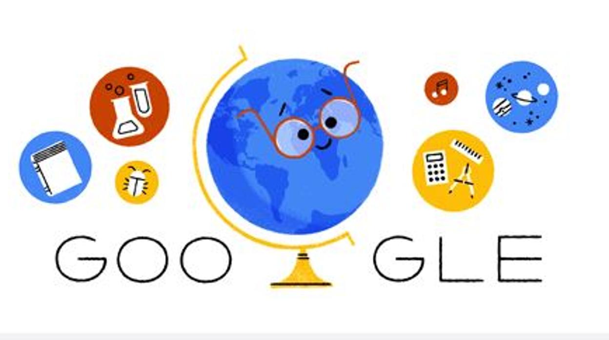 El doodle de google dedicado a los profesores