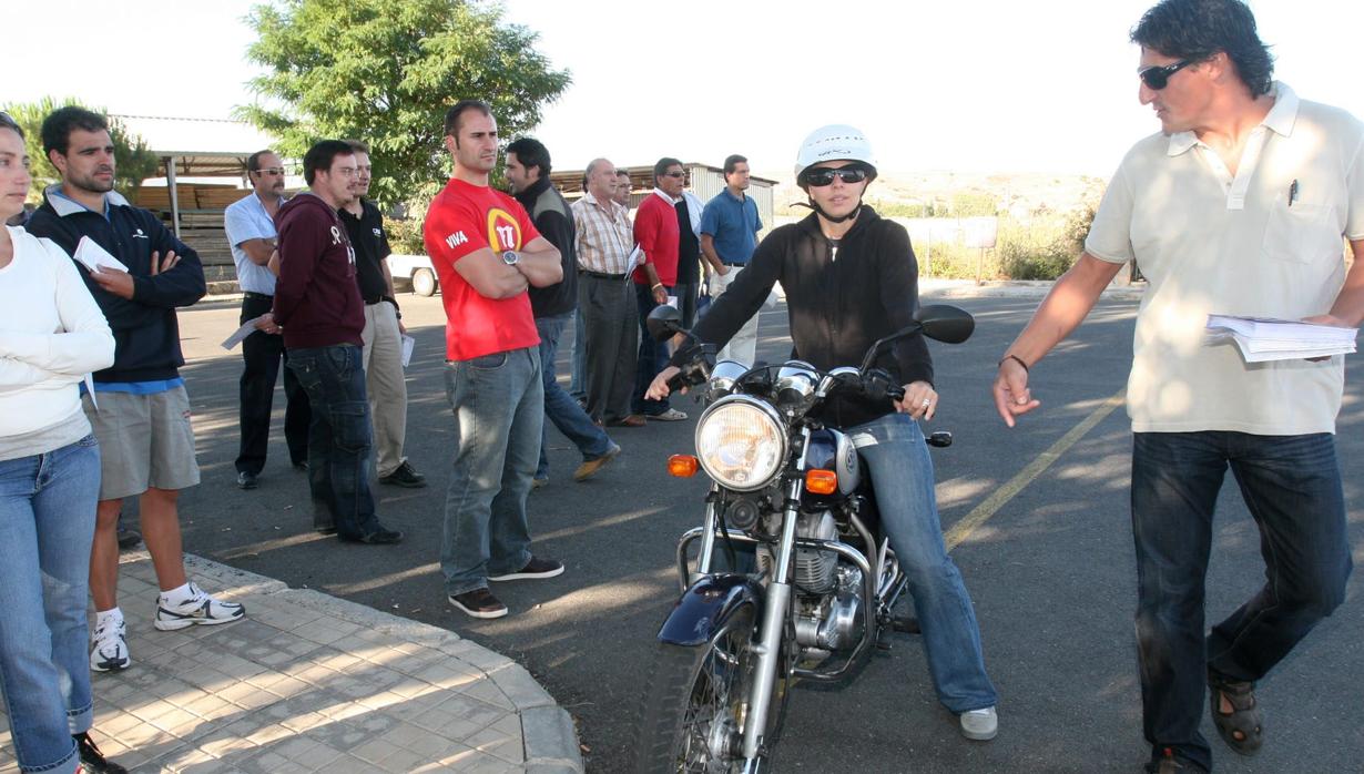 Examen en Segovia para obtener el carné de moto