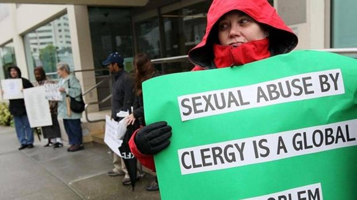 Protesta contra los abusos sexuales en la Iglesia