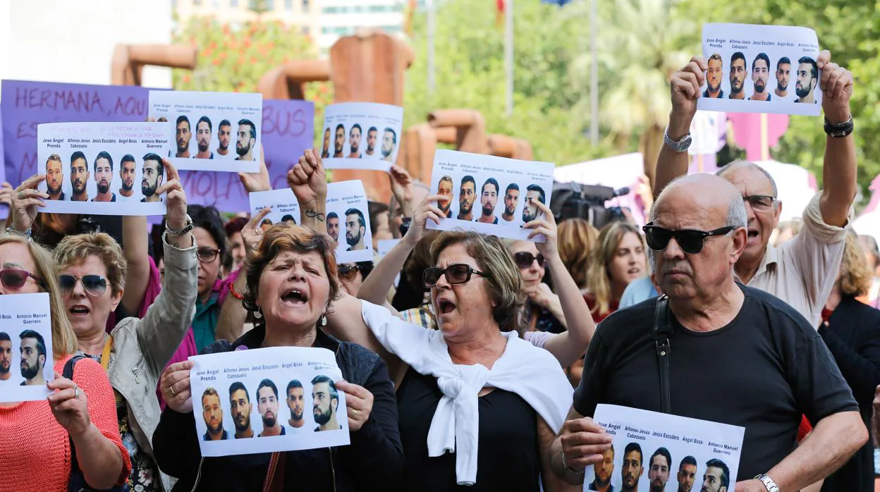 Manifestación en contra de la sentencia de La Manada