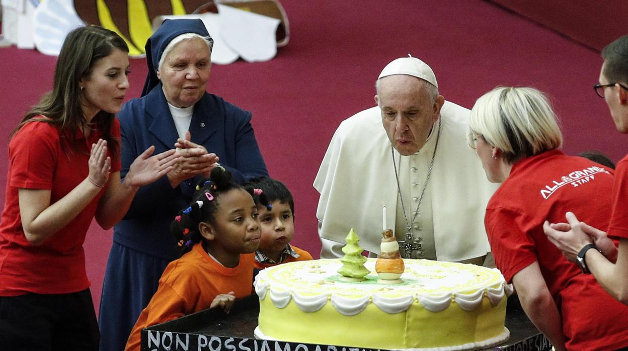 El Papa, en audiencia el día de su 82 cumpleaños