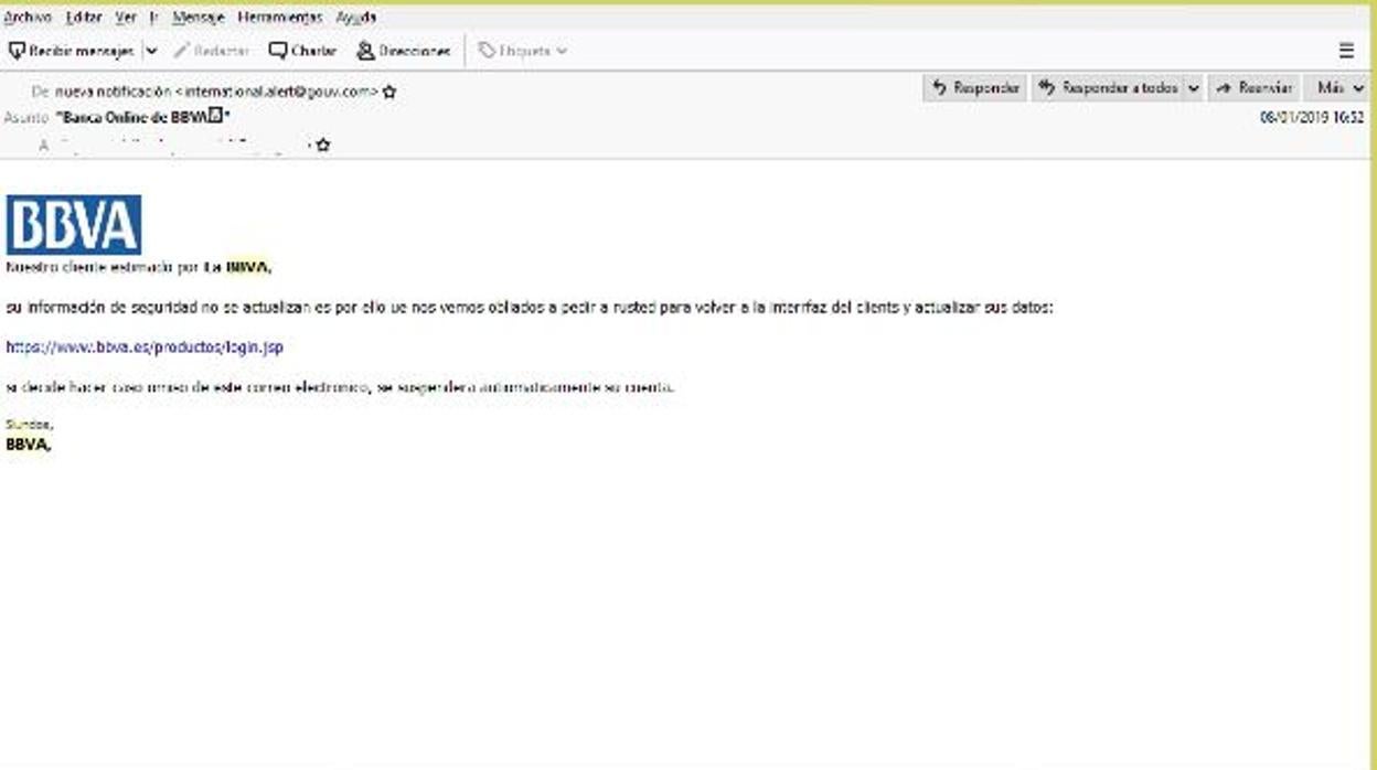 La Guardia Civil alerta sobre una nueva estafa que llegará a tu correo ...