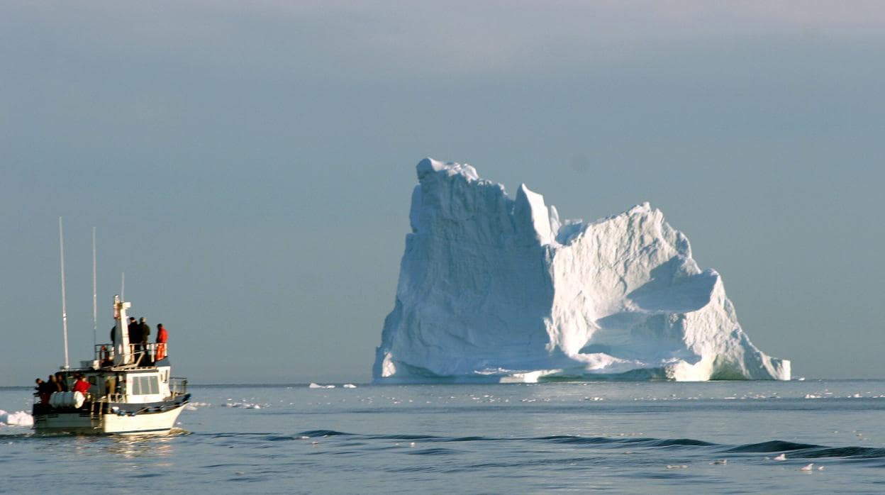 Un iceberg proveniente del Jakobshavn