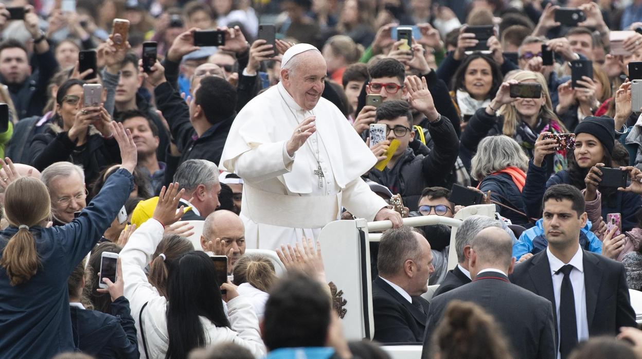 El Papa Francisco, esta mañana