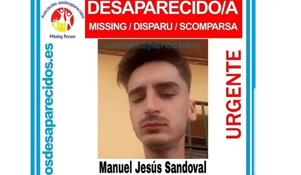 Desaparecido un joven de 24 años en Granada
