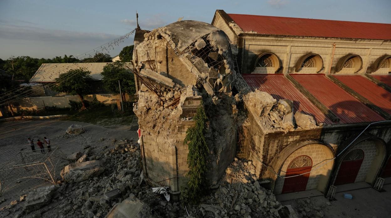 Imagen de los destrozos causados por el terremoto