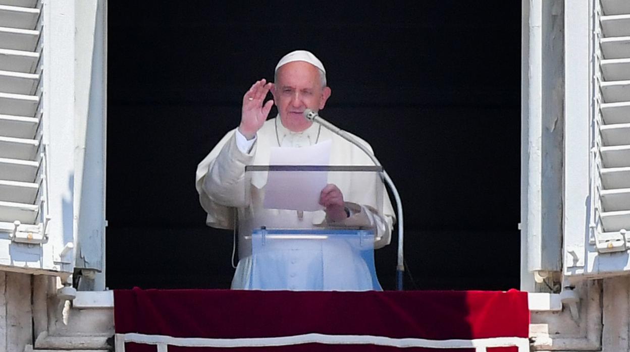 El Papa Francisco durante el Ángelus