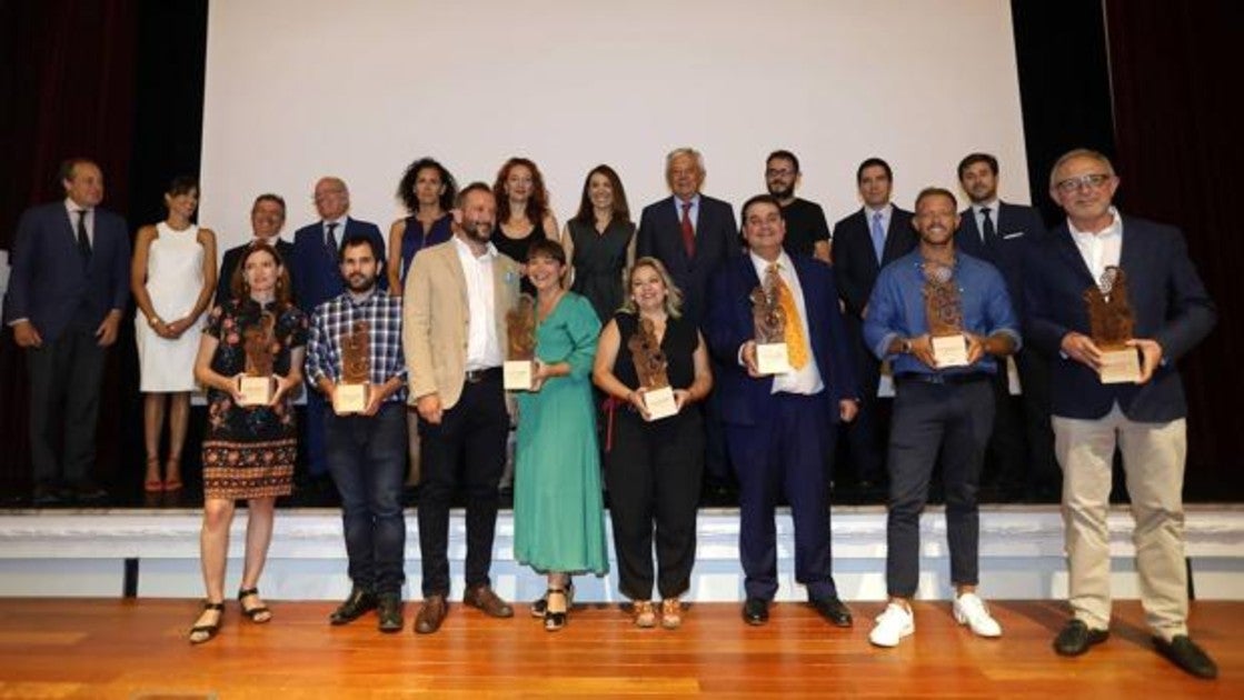 Los galardonados en esta octava edición de los Premios Web de ABC de Sevilla