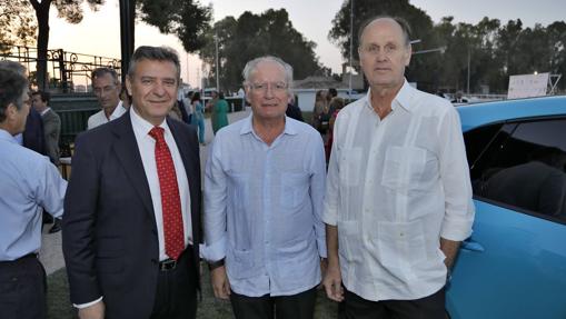 Francisco Arteaga, Álvaro Ybarra y Alfredo Velasco