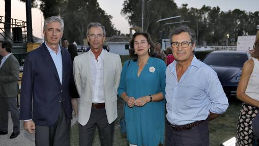 Eugenio Barroso, Santiago Morenés, Marta Villagrán y Jerónimo Cejudo