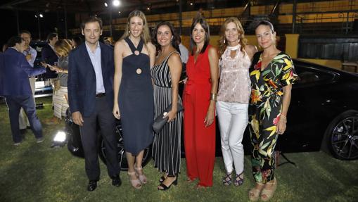 Cayetano Buendía, Mercedes Martel, Rocío Gutiérrez, Zoila Borrego, Cristina Camoyán y Patricia Gallardo