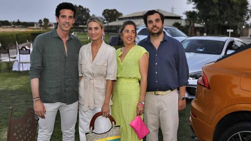 Ignacio Pascual Terrats, Carmen de la Puerta, María Abaurre y Ángel Baleato