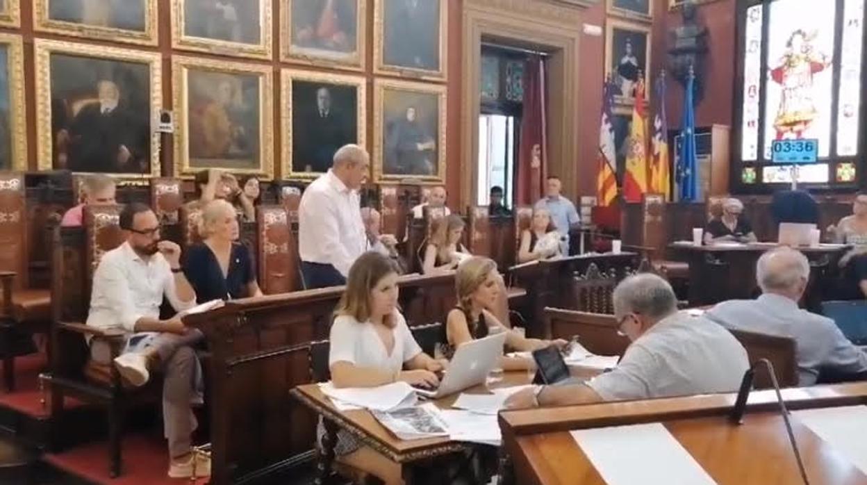 El tripartito de Palma rechaza dar una mayor presencia al castellano en el consistorio