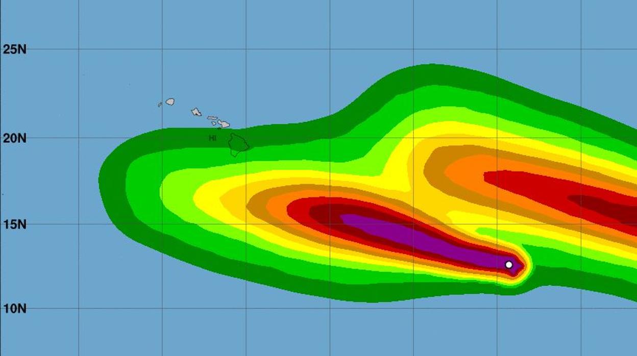 La tormenta tropical «Erick» coge fuerza y pasará a ser huracán cuando se aproxime a Hawái