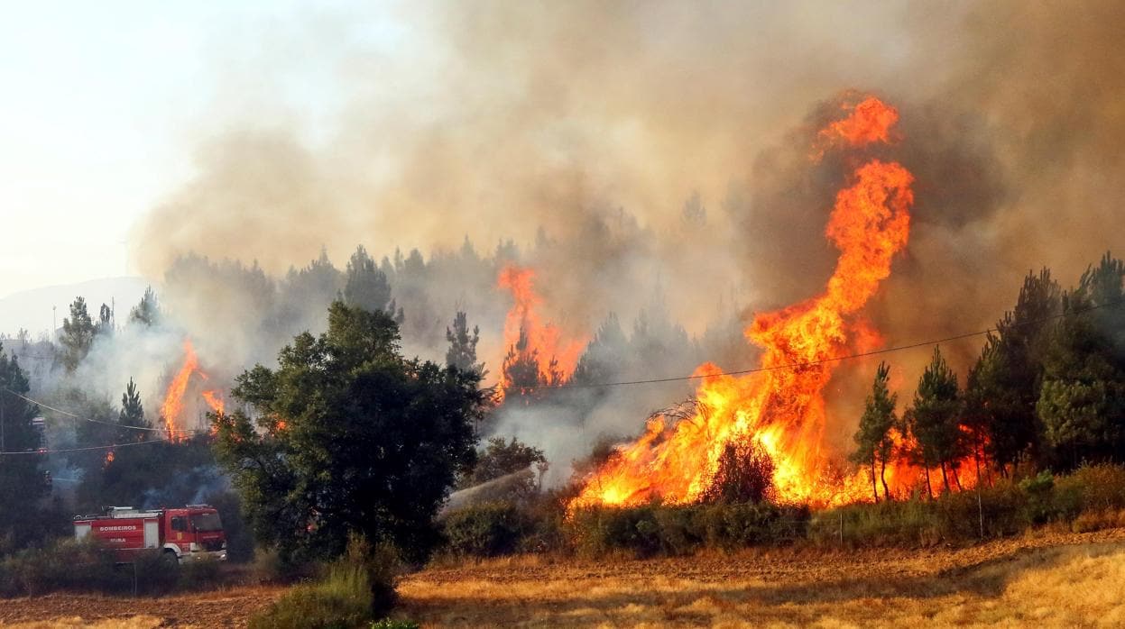 Incendio en Portugal el pasado 24 de julio
