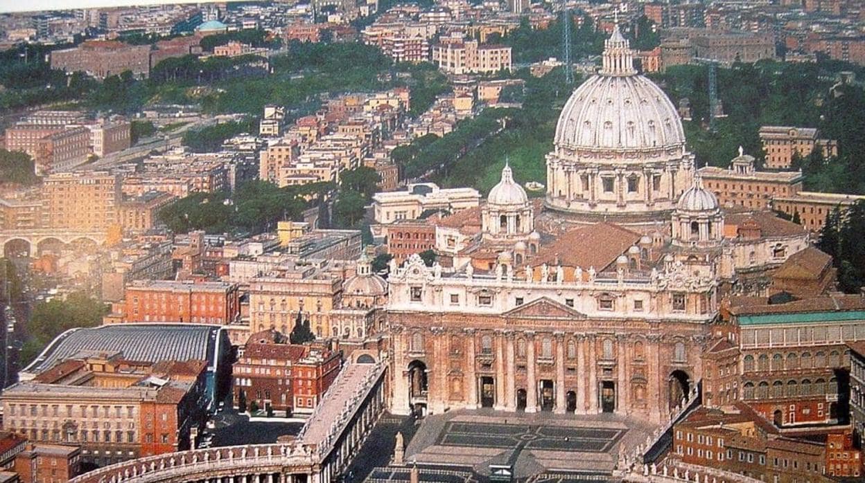 Panorámica de la ciudad del Vaticano, en Roma