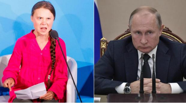 Putin acusa a Greta Thunberg de estar mal informada