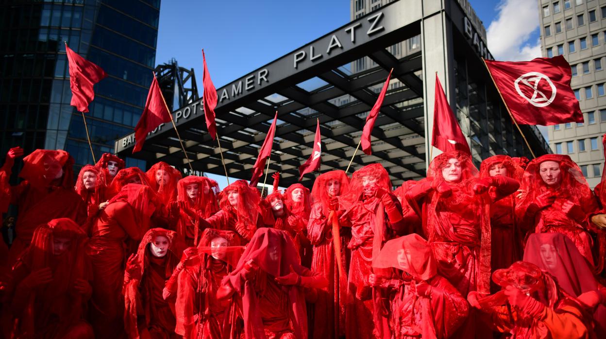 La protesta en Berlín