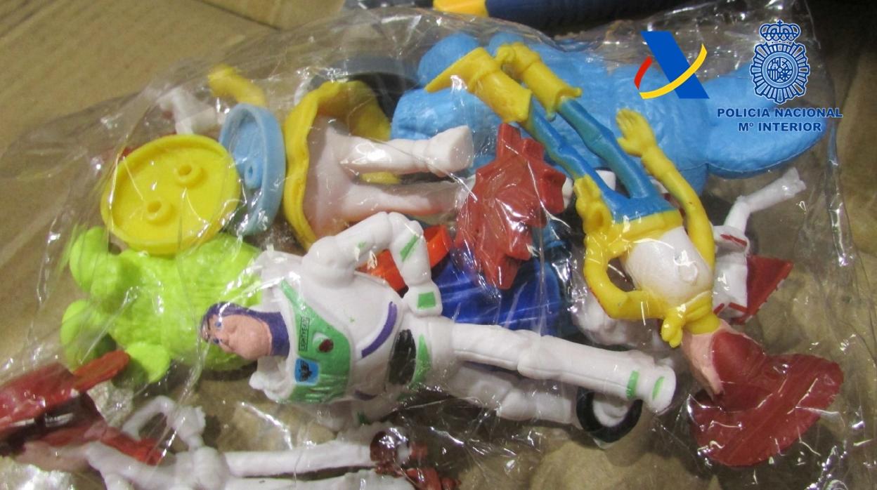 Algunos de los juguetes intervenidos por Policía Nacional y Agencia Tributaria
