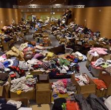 Labores de limpieza en Sant Llorenç des Cardessar tras la riada