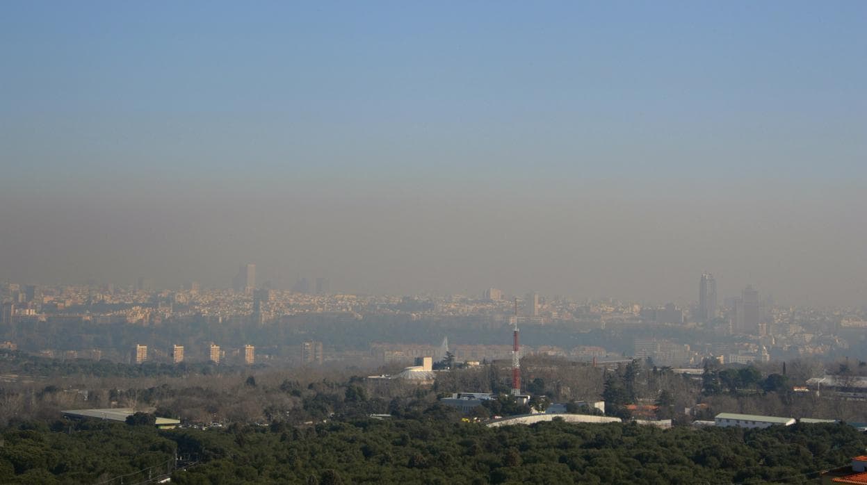 Madrid, bajo un episodio de contaminación
