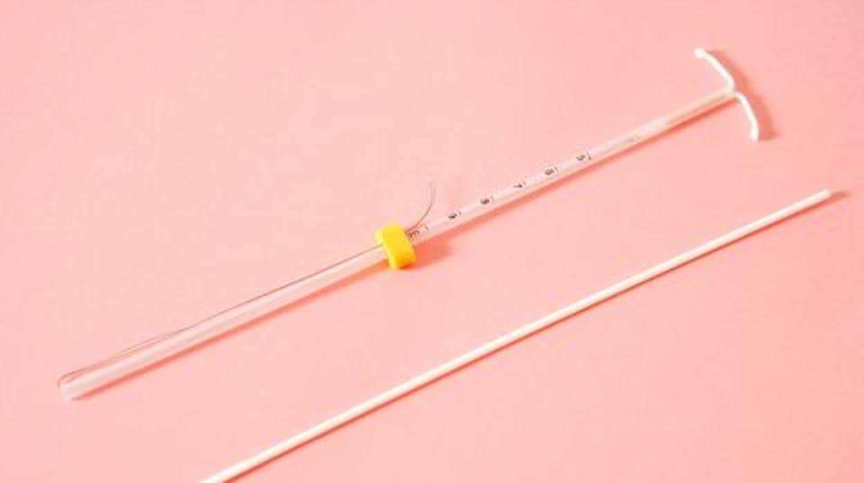 Un dispositivo antionceptivo intrauterino, DIU