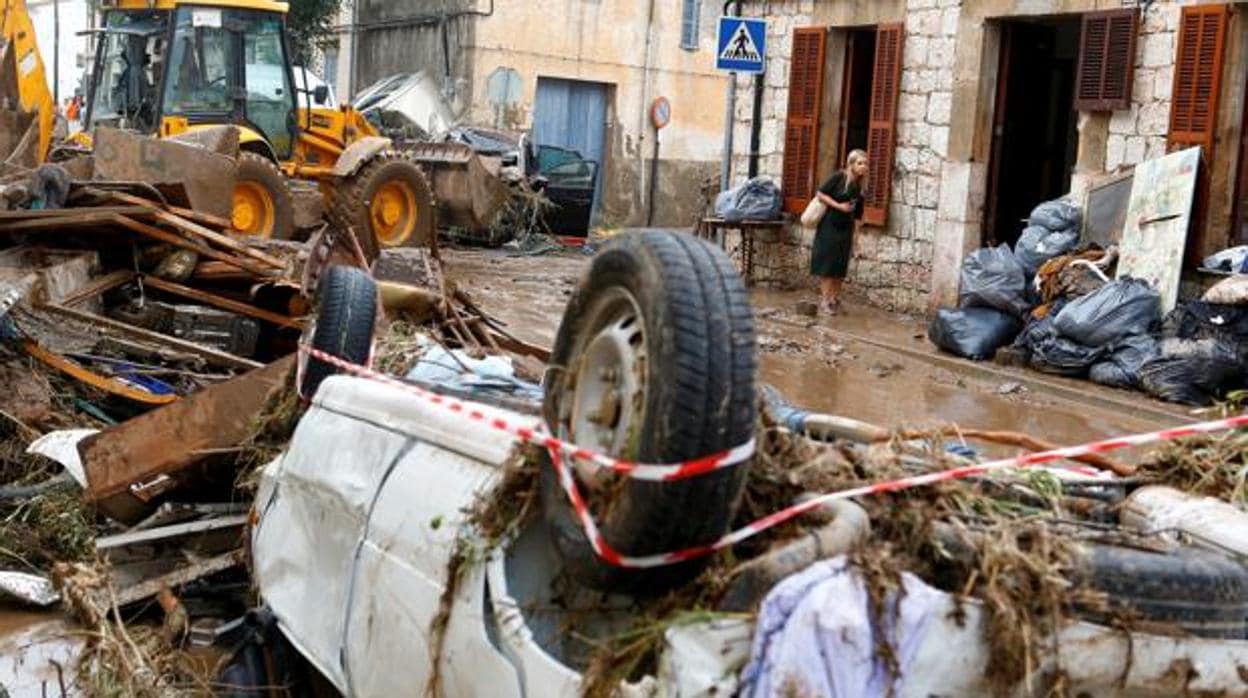 Los destrozos provocados por las inundaciones en Sant Llorenç