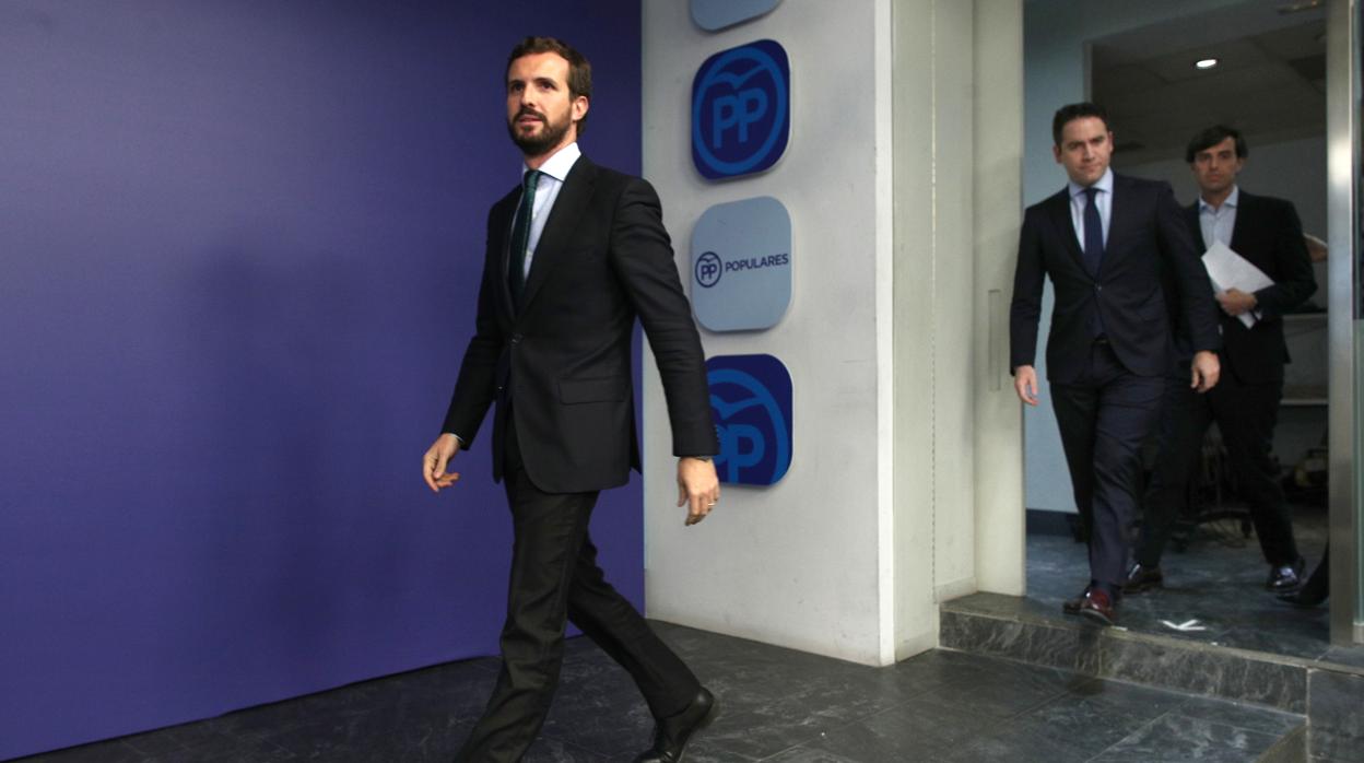 El presidente del PP, Pablo Casado, en una imagen reciente