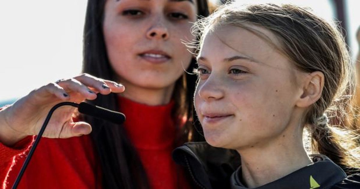 Greta Thunberg en Lisboa