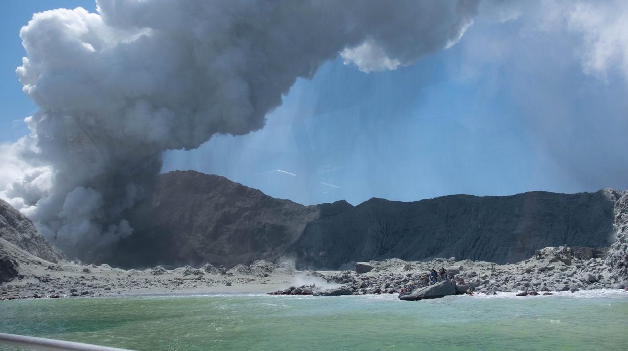 La erupción del volcán Whakaari