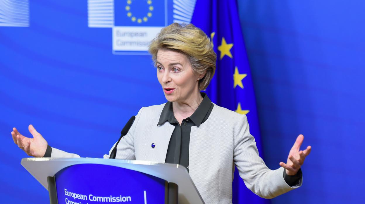 La presidenta de la Comisión Europea, Ursula Von der Leyen, este miércoles