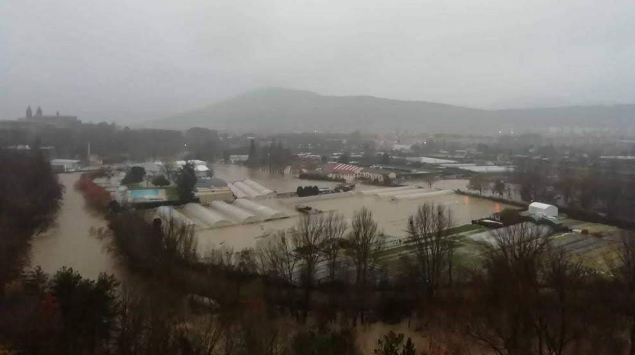 Las inundaciones en Navarra por ahora están afectando principalmente a la cuenca de Pamplona