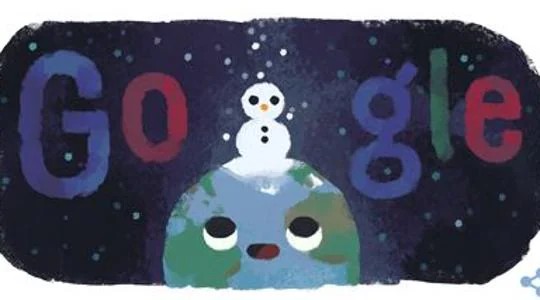 Google da la bienvenida al invierno con un doodle