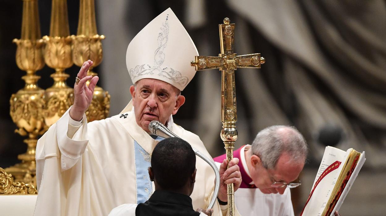 El Papa Francisco, en la misa de Año Nuevo